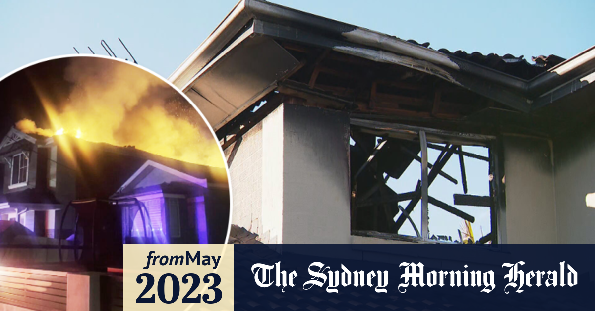 Video Electric blanket sparks Sydney house fire